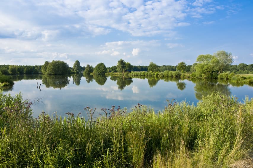 View across Lake Irenensee